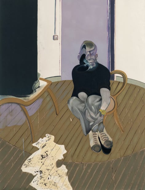 Buy or sell Francis Bacon, Study of a Self Portrait, 1973, signed lithograph © The Estate of Francis Bacon.