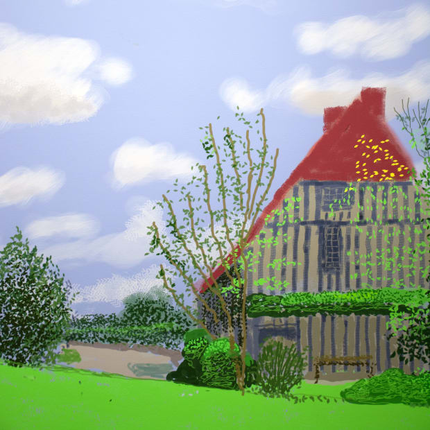 Back To: David Hockney David Hockney's 20 Flowers and Some Bigger Pictures series showcases his vibrant exploration of floral themes...