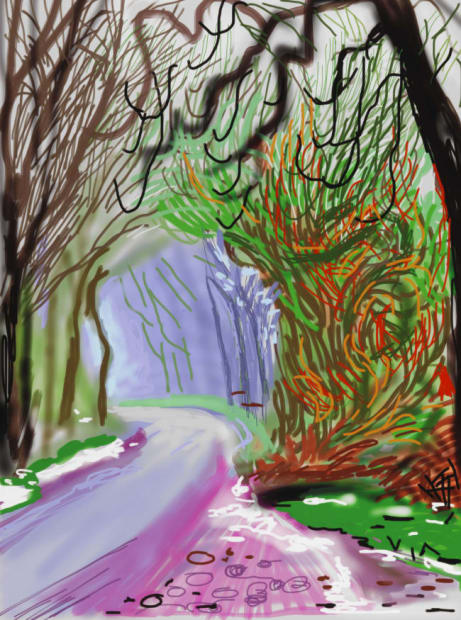 THE ARRIVAL OF SPRING IN WOLDGATE, EAST YORKSHIRE, 1 JANUARY