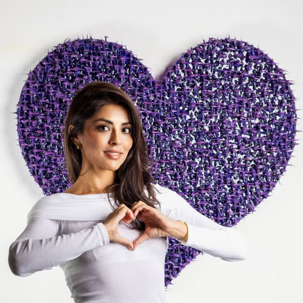 Anaya’s immersive artwork symbolises the complexity of women's journeys through intricate layers of texture and a palette of four distinct...