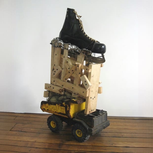 Arthur Simms, Left Foot, One Halo, 2010