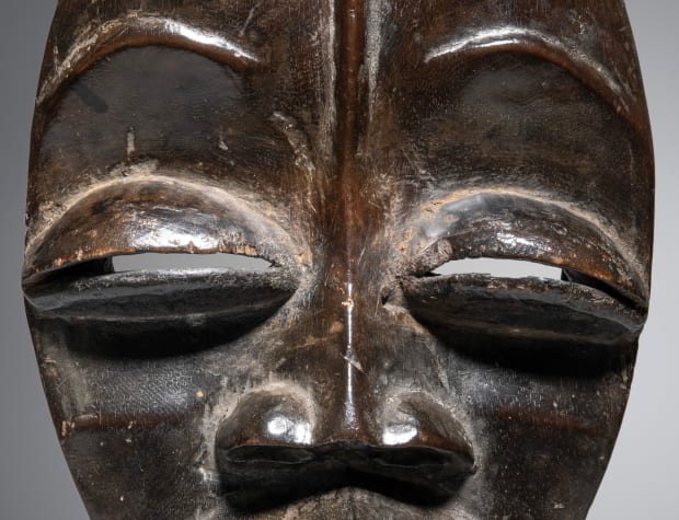 Dan mask ivory coast, 30 cm