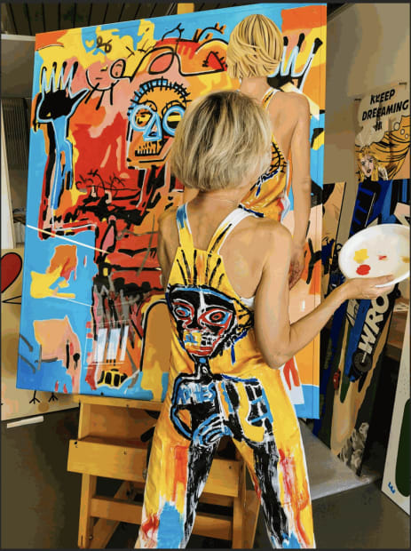 'I appropriate paintings of art history to disrupt, but also to understand and thus create my own perception of it....