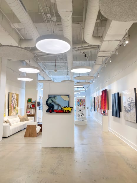 Artists Hijack, Marco Grassi, Zhuang Hong Yi on display at premier Buckhead gallery offering bespoke services and in-home viewings.