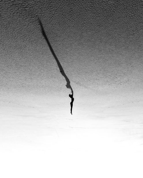 Jason M. Peterson B&W Chicago skyline, framed in Atlanta's most premier art gallery.