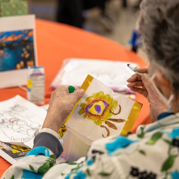 Creative Aging In-Person Classes: In addition to showcasing art at all of our health centers, AltaMed offers weekly art therapy...