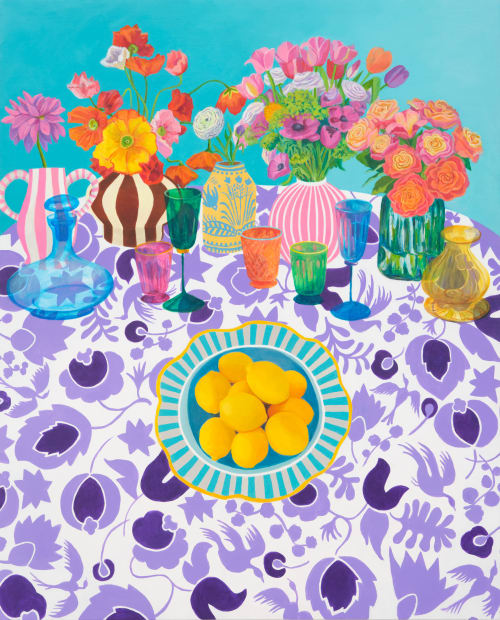 Reverie, acrylic on canvas over cradled board