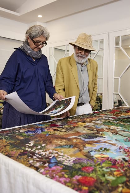 An Artistic Dialogue in Motion