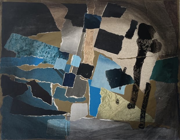 Papiercollagen, Abstrakte Kompositionen