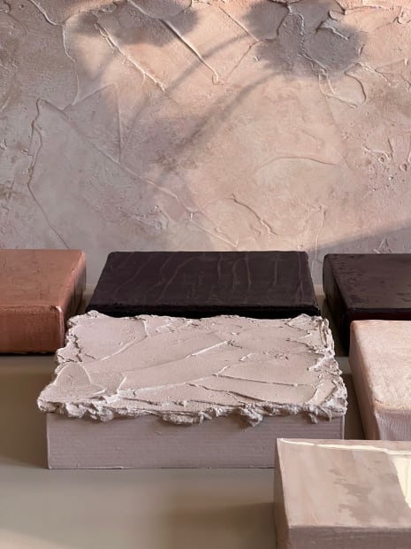 In addition to her larger works, Frédérique developed “BonBonArt,” a series of smaller pieces created with mixed media like encaustic,...