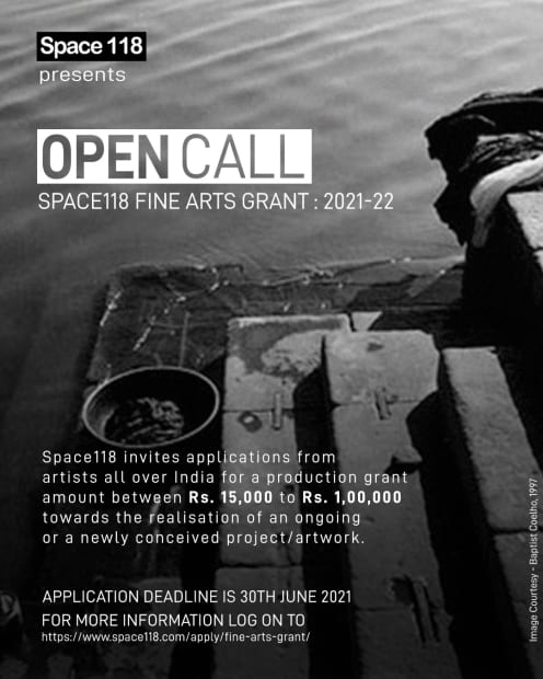 Space118 invited applications from artists all across India for a production grant towards the realisation of an ongoing or a...
