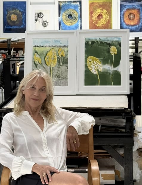 Laurie Dolphin is a visionary printmaker, award-winning book publisher, designer, and curator. She views her art as a vessel&mdash;one that...