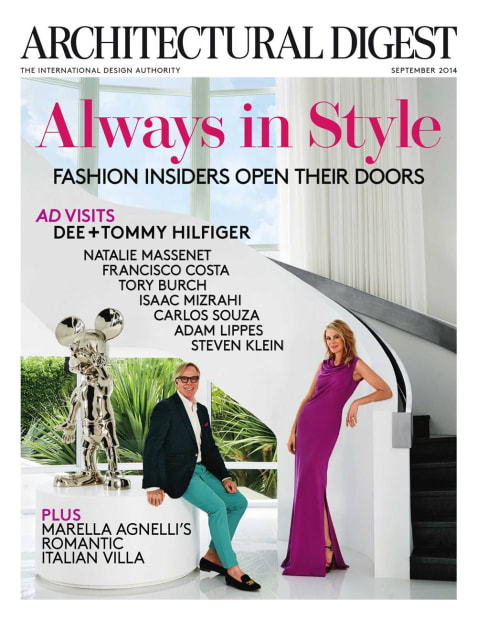 Tommy Hilfiger, Architectural Digest – September 2014