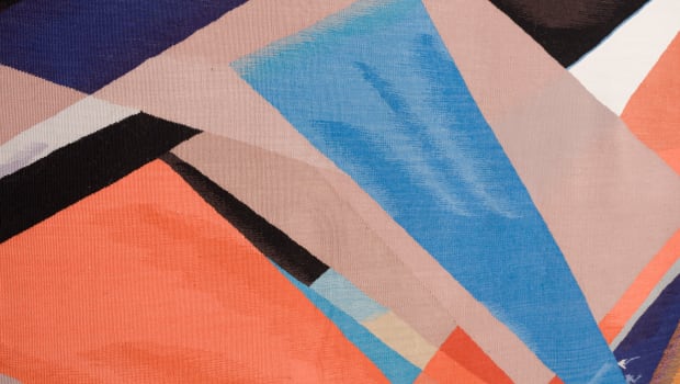 Image: Detail of Jaime Gili, Zelada, 2008, wool, silk and artificial silk tapestry, 2.5 x 2.14 m Confronting the challenge...