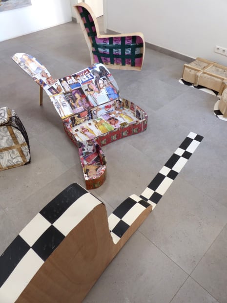 The process of observation and immersion in the urban environment that precedes the act of creation for Cheikh Ndiaye very...