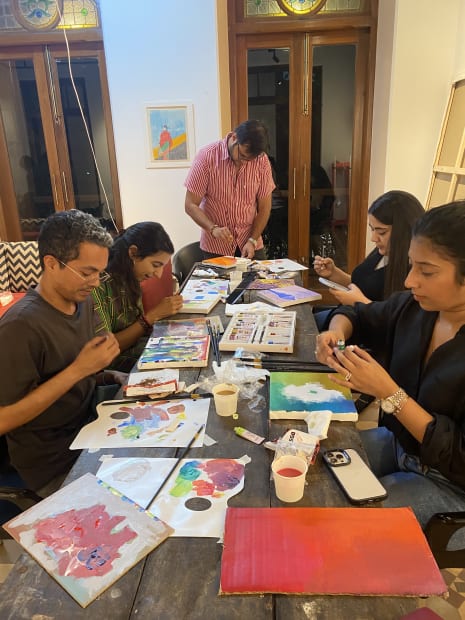 During the residency, Jayeeta made a work inspired by the Koli fisherwomen of Mumbai, while Kuldeep, a Brooklyn-based artist and...