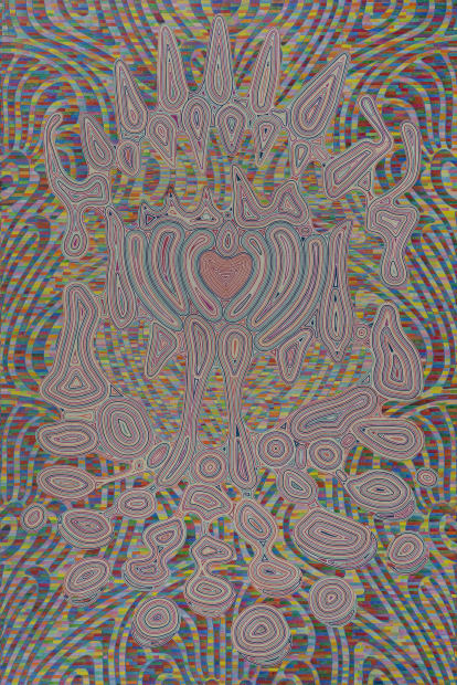 What is mind-boggling about these works is the amount of labor that goes into their making. What lies below the...