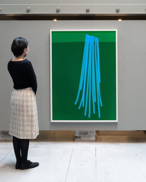 TAPE Photograms These simplified compositions recall the atmosphere and colors of Peru. The artist positions the tape to reference the...