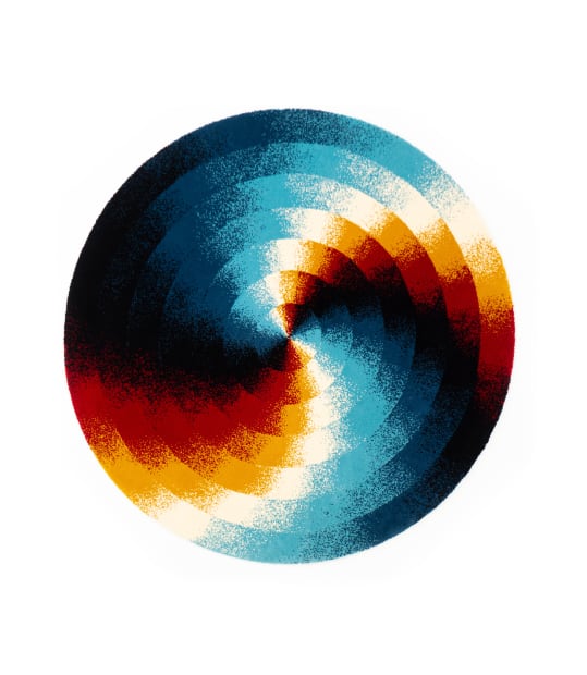 In his work Felipe Pantone stands out as a worthy heir to the 20th century optico-kinetic precursors. With the 'Casa...