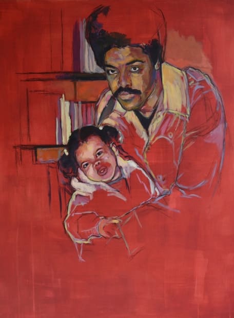 'When I paint portraits, most of which are of African Americans, the skin tones I choose are made up of...