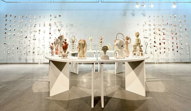 Take for example the Hybrid series in which 'Male and Female Portraits' are not only standing clay sculptures, they are...