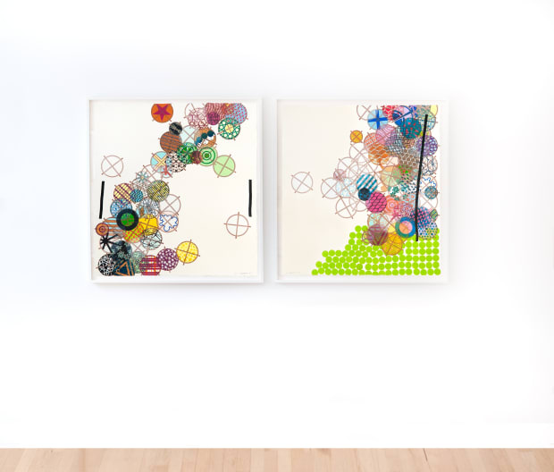 Jacob Hashimoto has produced four new woodblock relief projects with Durham Press: Love’s Great Mystery, Ontological and Absolute; The Hashimoto...