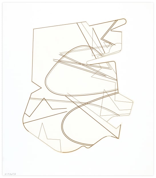 Hard Edge Etching 1 (intaglio print edition) by Michael Heizer Durham Press