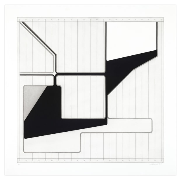 Etching from Jacob Hashimoto's Lemmata series