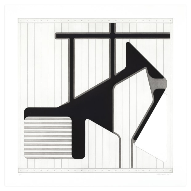 Etching from Jacob Hashimoto's Lemmata series