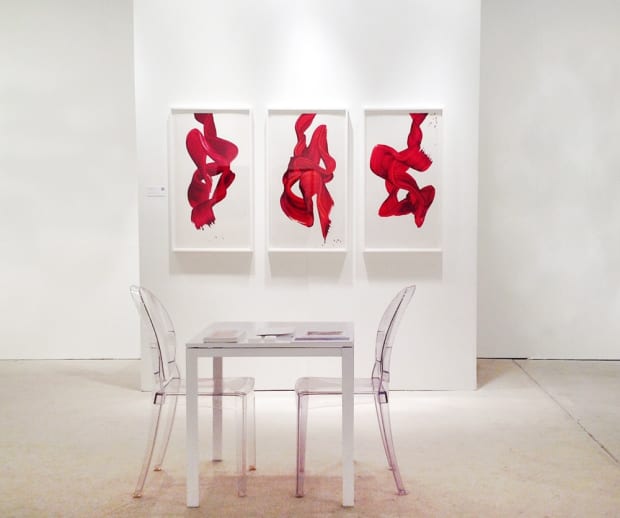 We are just finishing up production on James Nares’ newest prints at Durham Press, In Three Words, a triptych comprised...