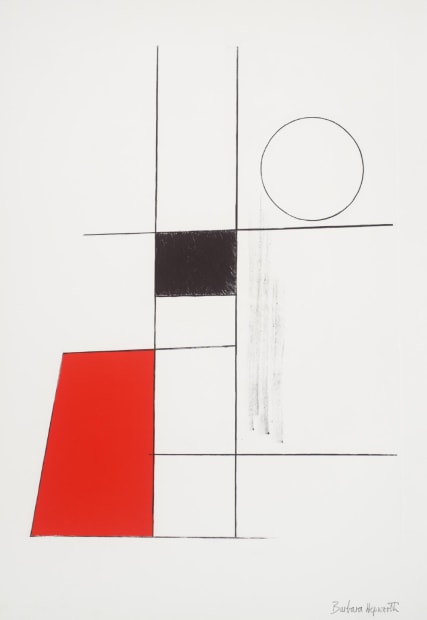 ‘SCULPTURES BORN IN THE GUISE OF TWO DIMENSIONS’ : BARBARA HEPWORTH AND PRINTMAKING Barbara Hepworth’s graphic output flourished towards the...