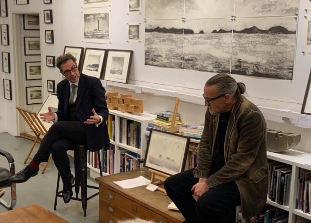 Images from the launch at the Eames Fine Art Studio