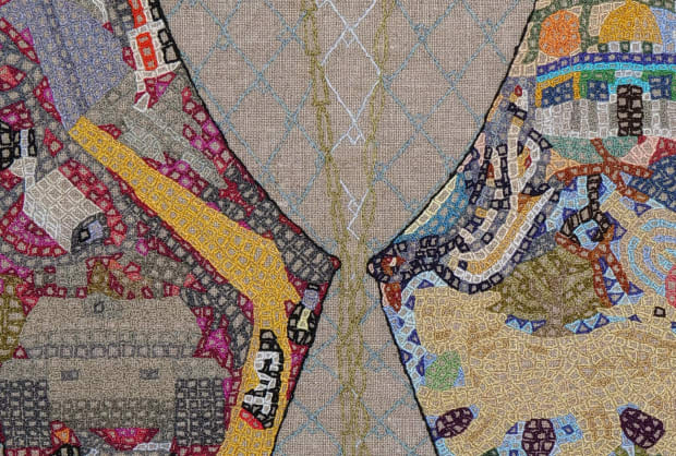 Martha Shade, I See Palestine Apart- Hide (This) Map, Words from the Artist