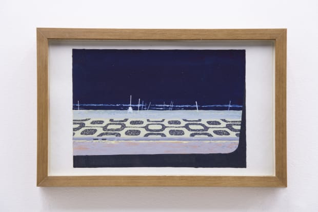 O mar mudou subitamente A praia de Ipanema é um ponto de fuga. Desse ponto de vista de dentro da...