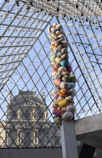 In 2022, Toguo was commissioned for a monumental site-specific installation The Pillar of Missing Migrants (2022) under the Louvre Museum's...