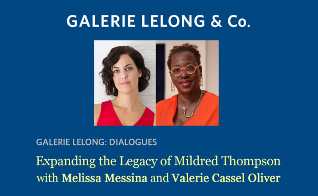 Galerie Lelong & Co., New York, is pleased to present the fourth conversation 'Expanding the Legacy of Mildred Thompson' in...