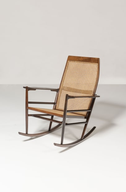 Rocking Chair, 1948 Wood and cane 94 x 68 x 96 cm - 37 1/8 x 26 3/4 x 37...
