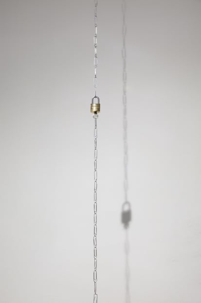 50 cm, 2018 Clips, padlock, keys Variable dimensions