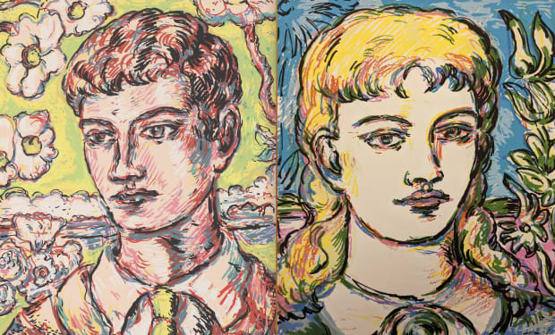 Boy, 2004 ; Girl, 2004 - screenprint editions of 40 These 2 prints were a result of making silkscreens in...