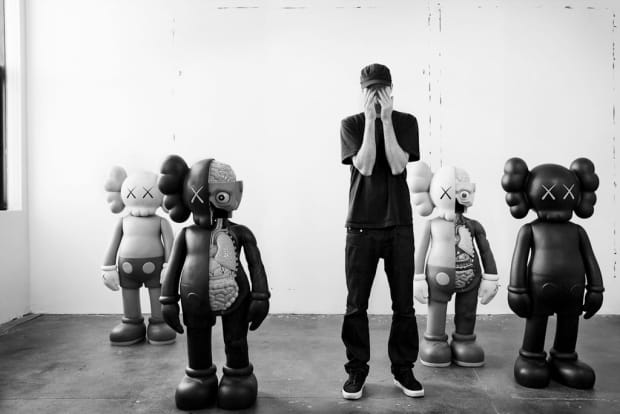 KAWS original signed art for sale
