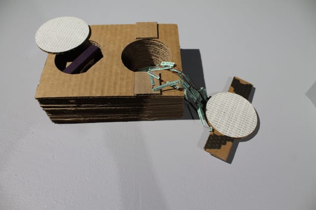 Higa’s tiny zines are a series of books no larger than 2.5 by 1.5 inches. They question the effects of...