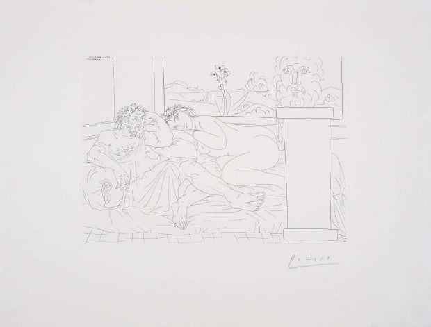Pablo Picasso 'Le Repos de Sculpteur IV' (1933)