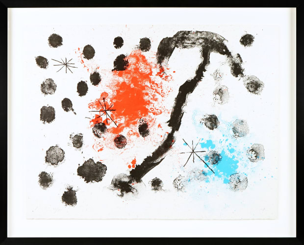 With an unparalleled ability to fuse abstraction and childlike spontaneity, Joan Miró's prints offer a kaleidoscope of colour and form....