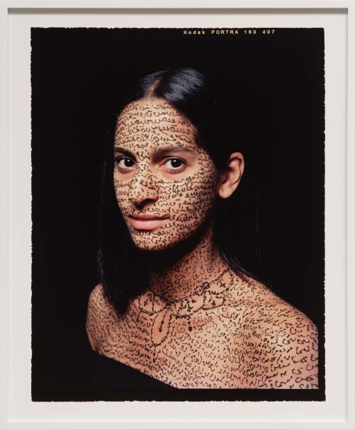 Lalla Essaydi’s My Body, My Words marks a shift in her work by removing the architectural spaces that once framed...