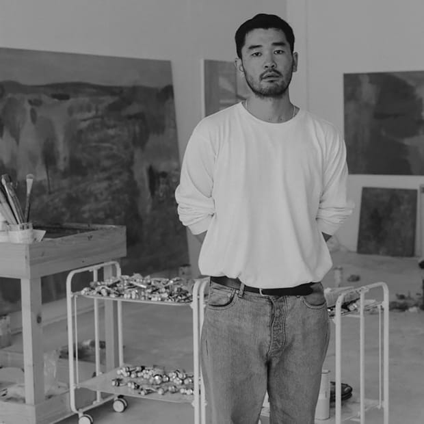 'I see light in his marks, running across the canvas in all directions. I imagine the sound his brush might...