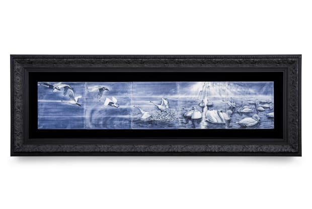 Porcelain Tiles: Sunlight Shining Through Trees, C21981