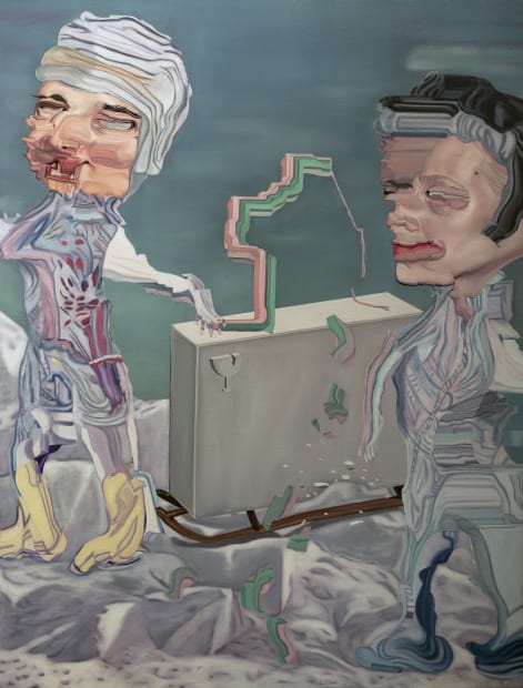 Frágil, 2021, Oil on canvas, 121 x 91 cm