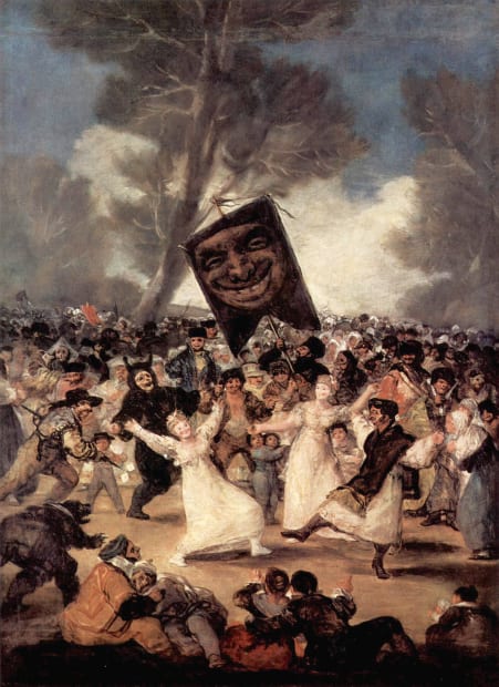 This intrusion of a parallel world of chimerical horrors recalls the fantastical compositions of Francisco de Goya, who married the...