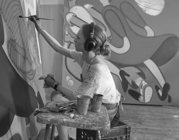 “Falling and being on one’s hands and knees is such a self-aware and self-conscious pose. Sometimes accidental and sometimes performed—and...