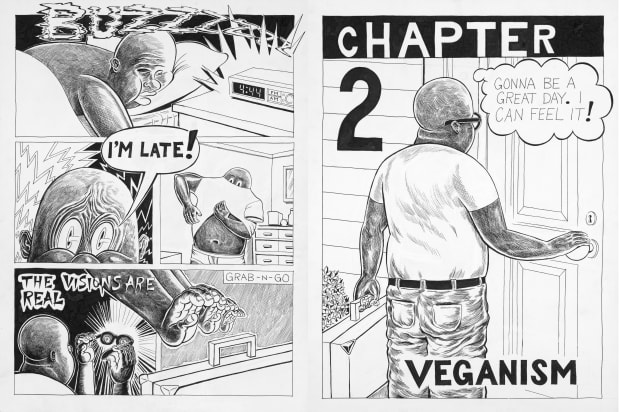 trenton doyle hancock presents the moundverse, chapter 2: veganism SEP 17 - OCT 17